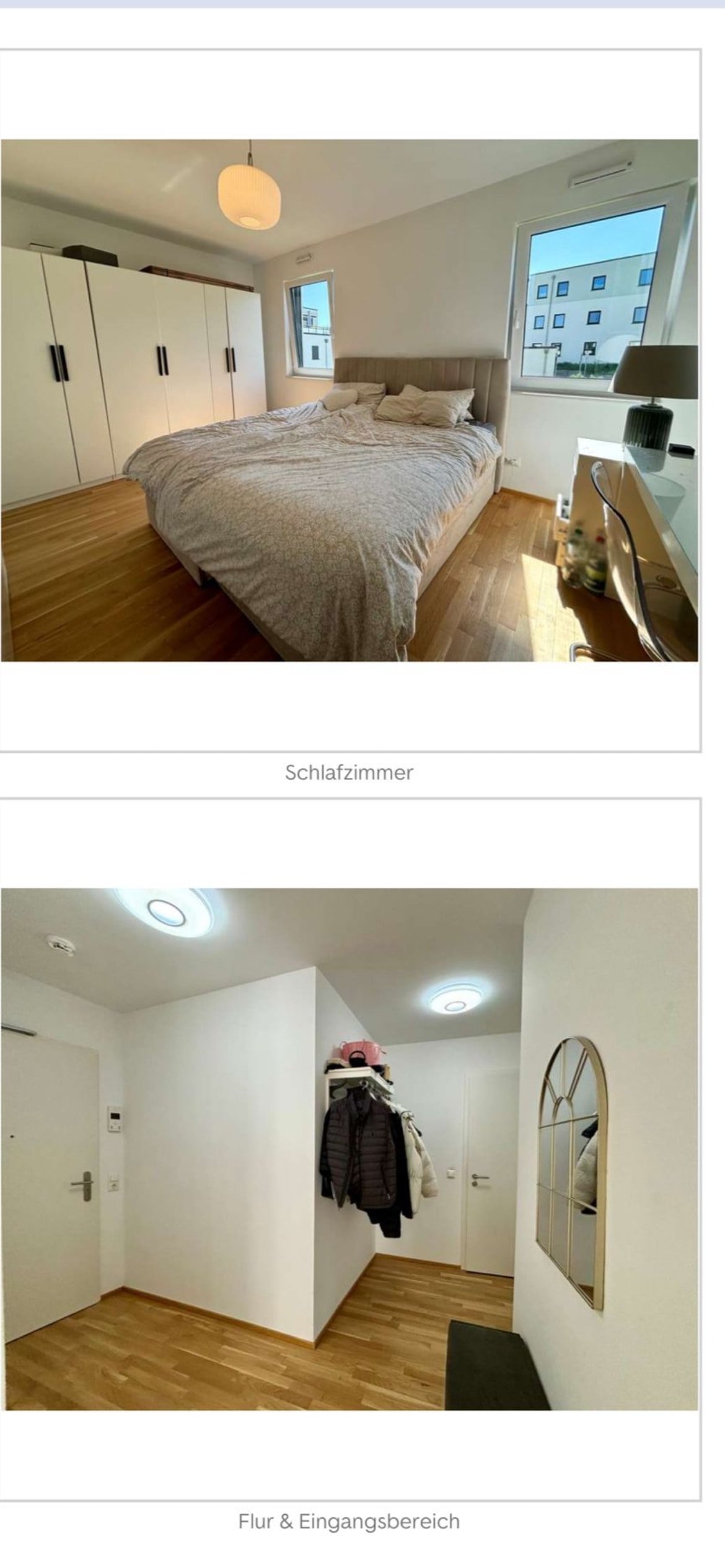 Helle, moderne Neubau Wohnung mit offener Küche