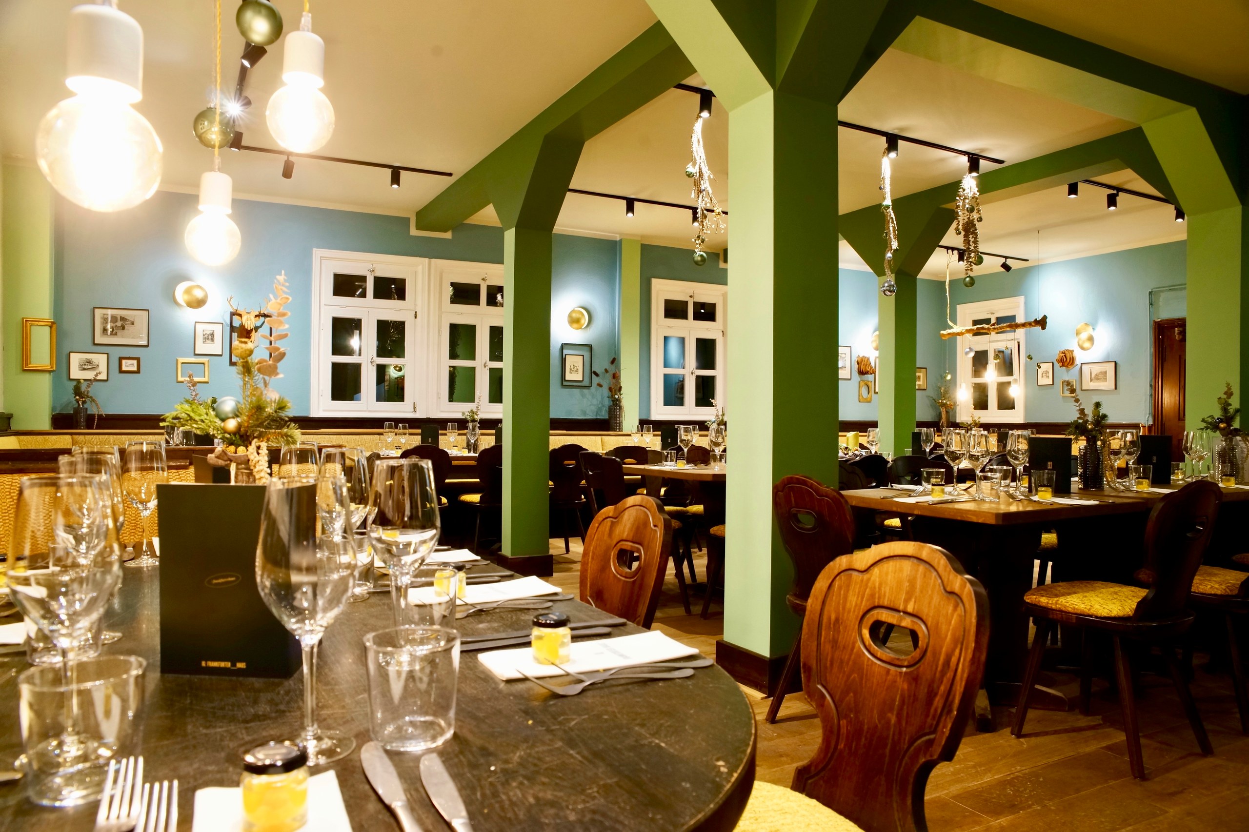 Historic Half-Timbered Forest Inn & Beer Garden in Frankfurt