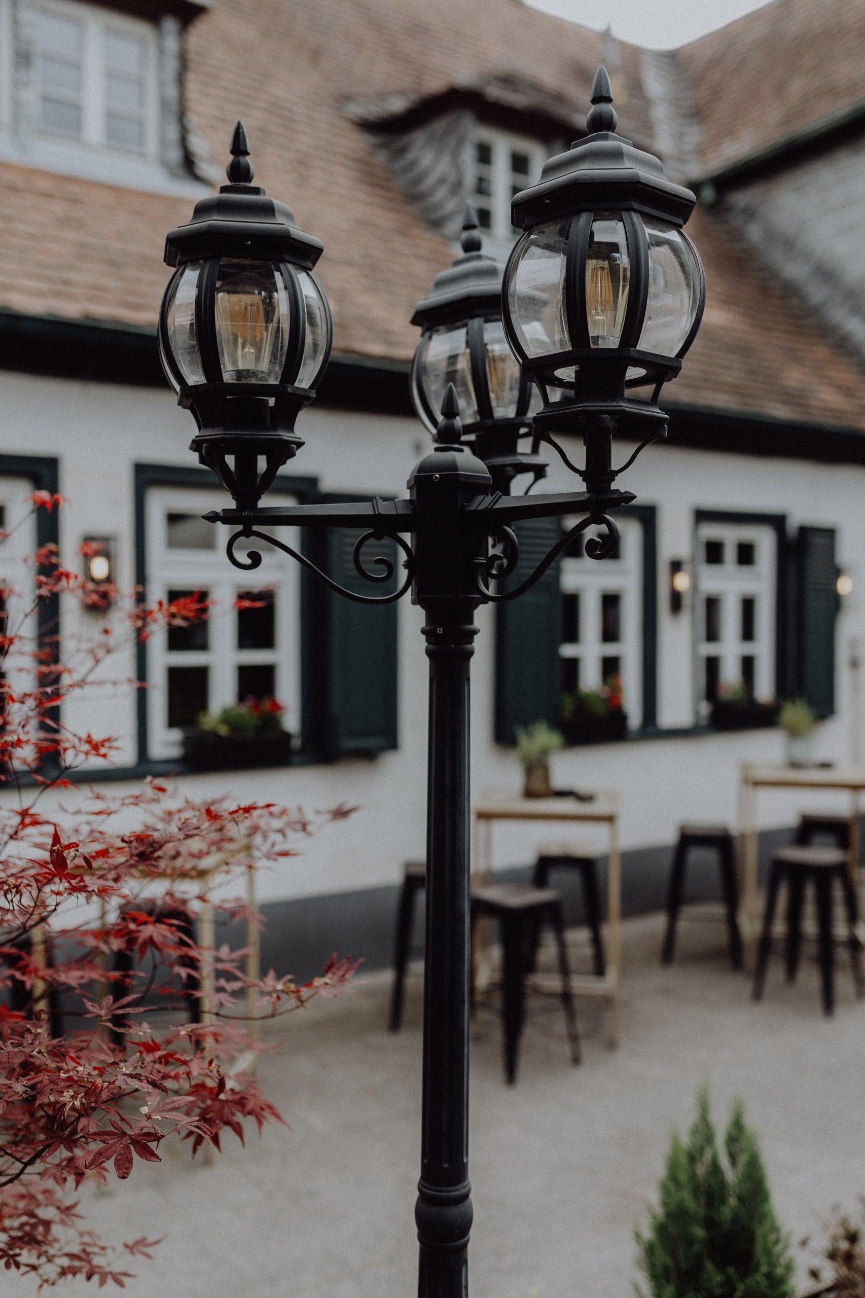 Historic Half-Timbered Forest Inn & Beer Garden in Frankfurt
