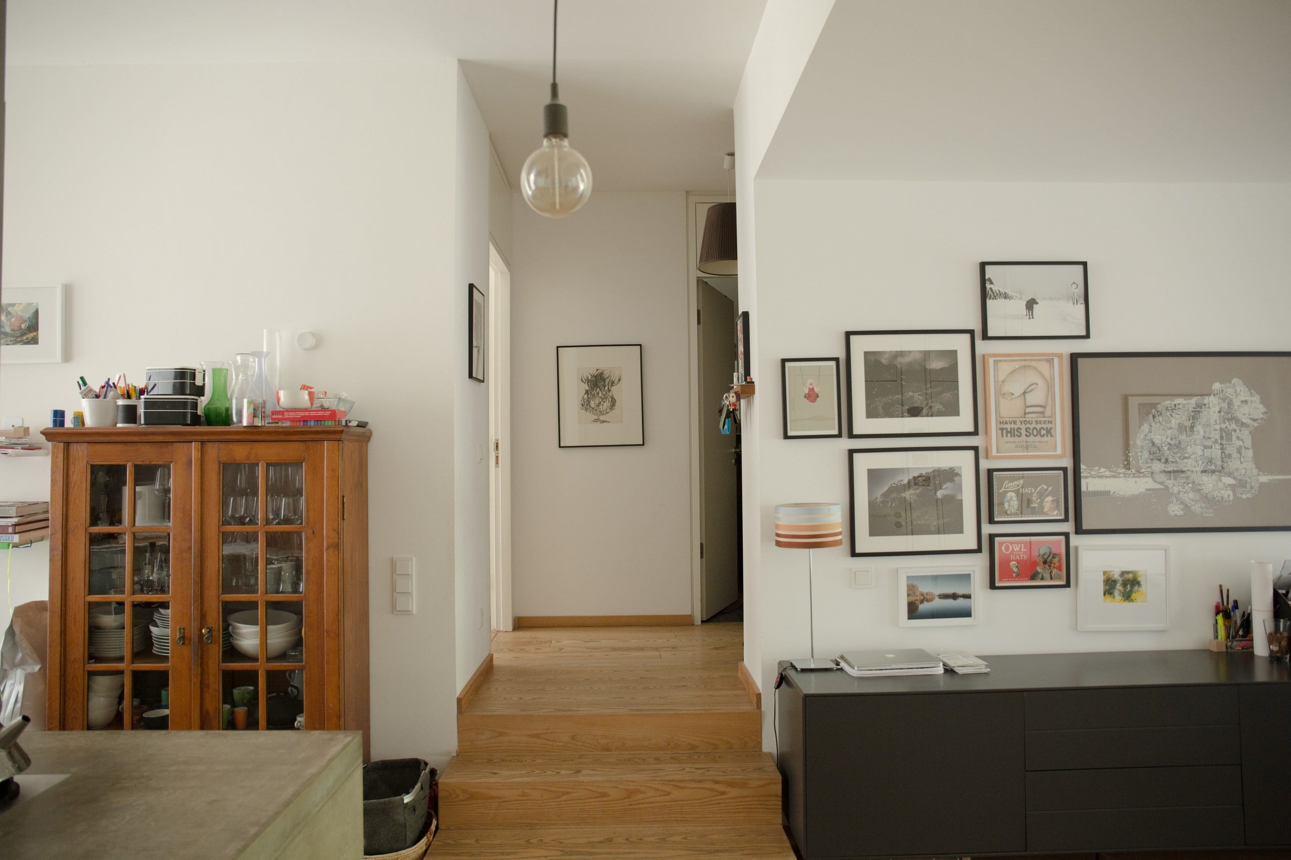 Helle Architekten-Wohnung mit Garten