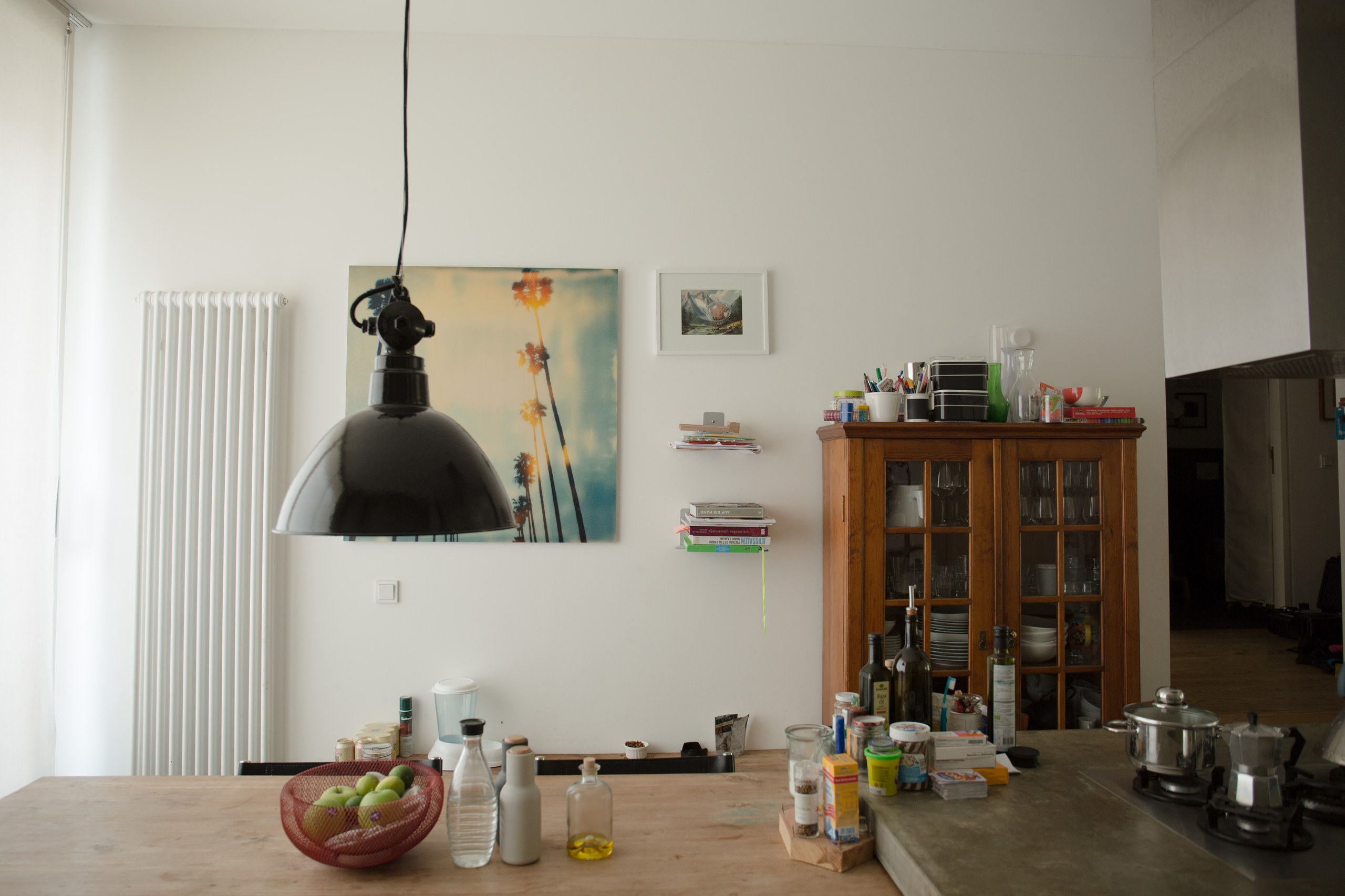 Helle Architekten-Wohnung mit Garten