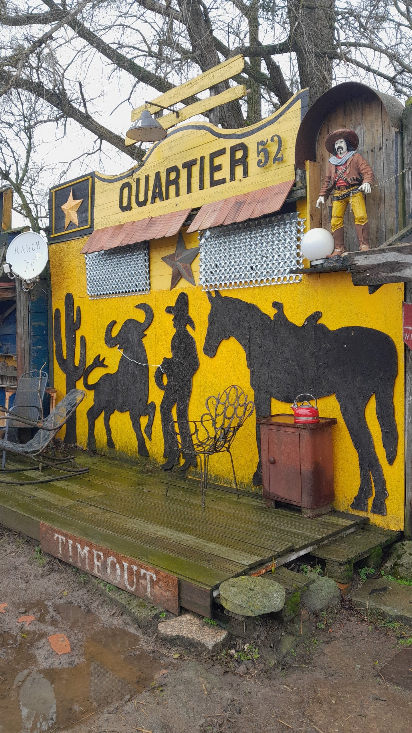 Ranch Westernkulissen Westernfeeling draußen Pferde