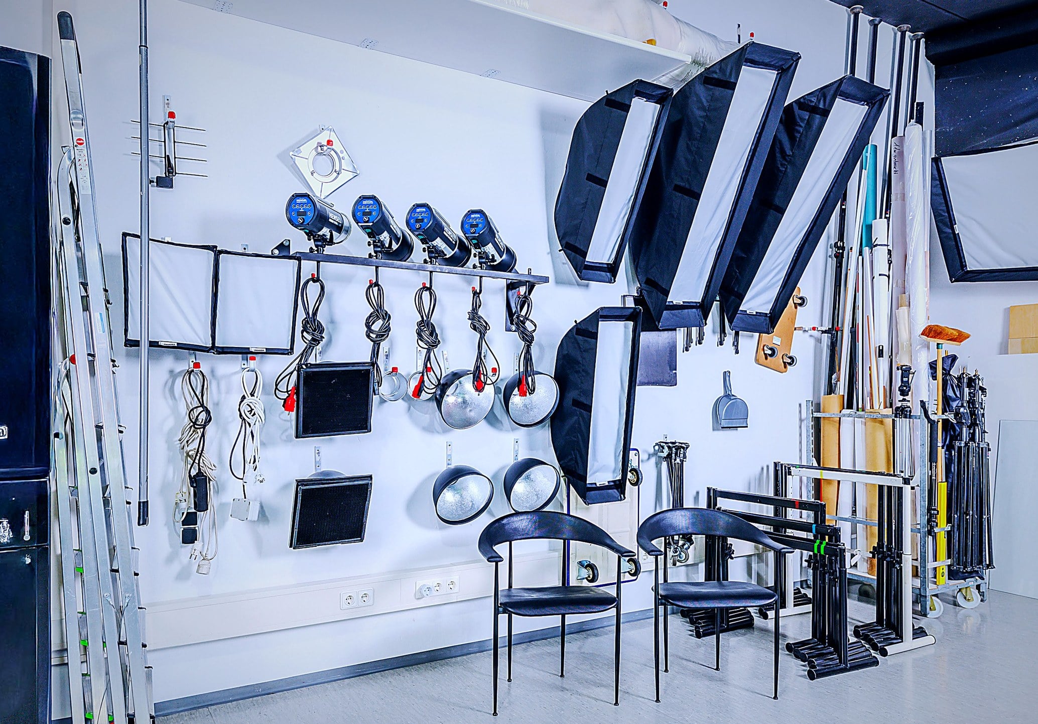 Fotostudio-Loft mit Industrie-Werkstatt Flair